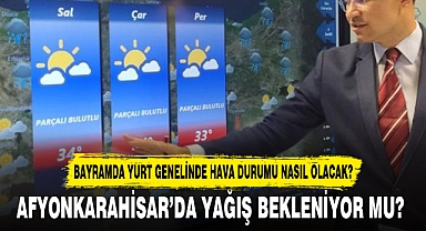 BAYRAMDA AFYON’DA YAĞIŞ BEKLENİYOR MU?