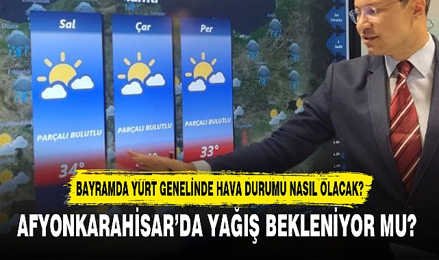 BAYRAMDA AFYON’DA YAĞIŞ BEKLENİYOR MU?