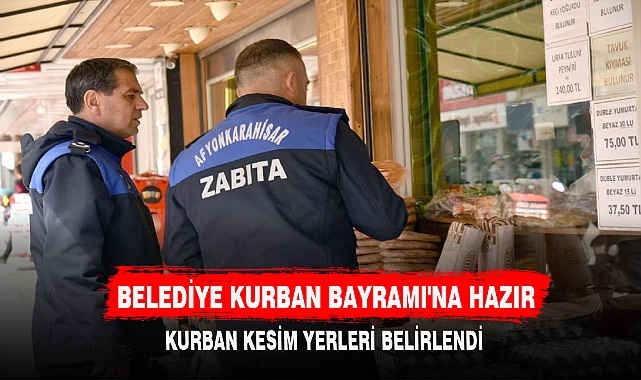BELEDİYE KURBAN BAYRAMI'NA HAZIR