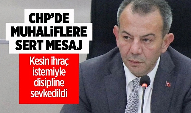 BOLU BELEDİYE BAŞKANI TANJU ÖZCAN CHP'DEN KESİN İHRAÇ İSTEMİYLE DİSİPLİNE SEVK EDİLDİ