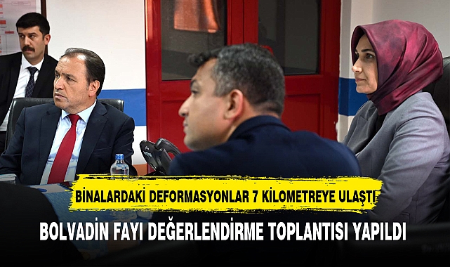 BOLVADİN FAYI DEĞERLENDİRME TOPLANTISI YAPILDI