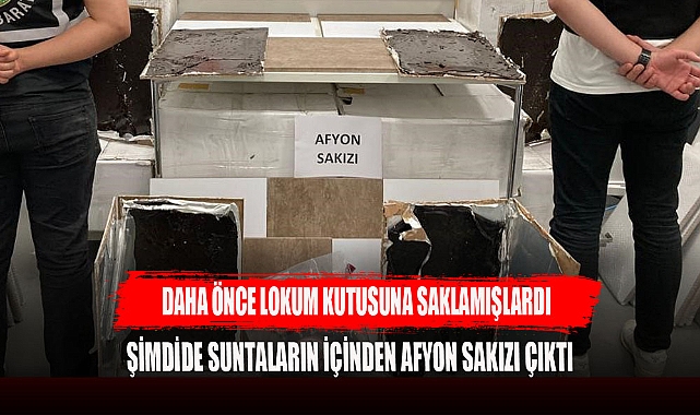 DAHA ÖNCE LOKUM KUTUSUNA SAKLAMIŞLARDI
