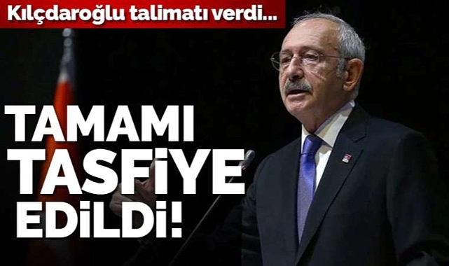 DANIŞMANLARIN GÖREVİNE SON VERDİ