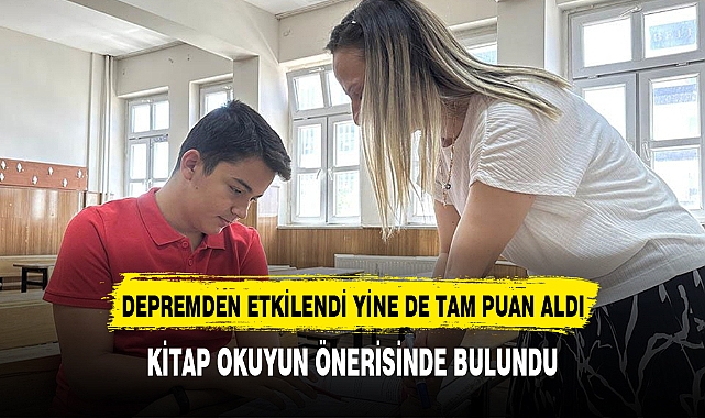 DEPREMDEN ETKİLENDİ YİNEDE TAM PUAN ALDI
