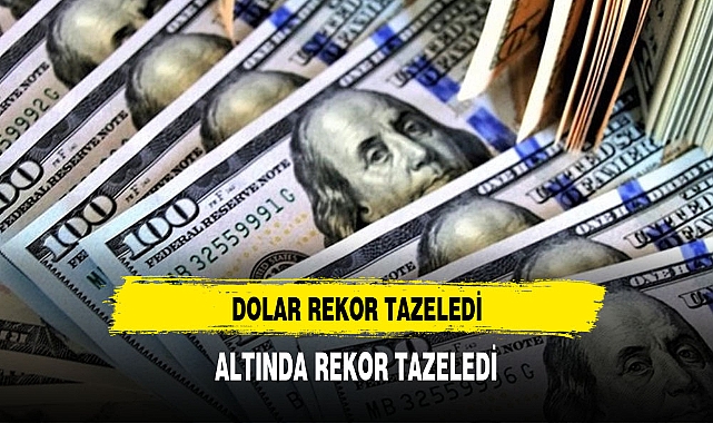 Dolar 26 TL'yi, euro 28 lirayı geçerek rekor tazeledi