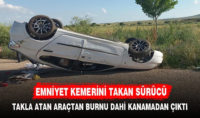 EMNİYET KEMERİNİ TAKAN SÜRÜCÜ