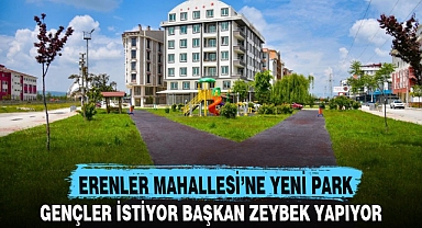 ERENLER MAHALLESİ’NE YENİ PARK