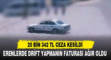 ERENLERDE DRİFT YAPMANIN FATURASI AĞIR OLDU
