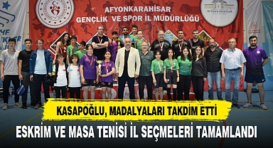 ESKRİM VE MASA TENİSİ İL SEÇMELERİ TAMAMLANDI
