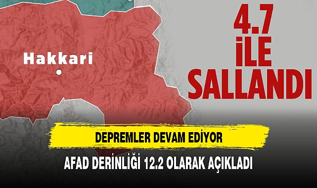 HAKKARİ SALLANDI