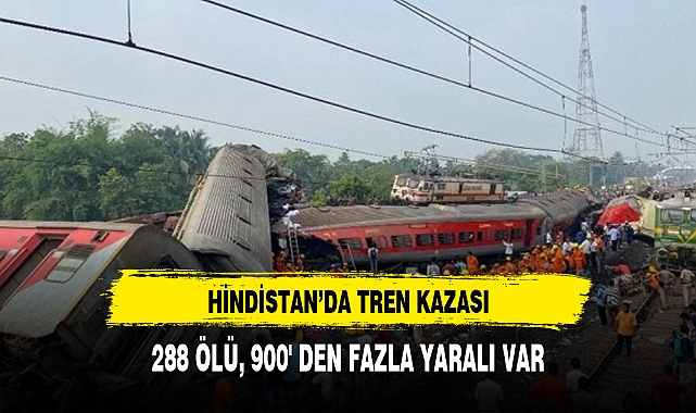 Hindistan'daki tren kazasına bilanço korkunç: 288 ölü, 900'den fazla yaralı var