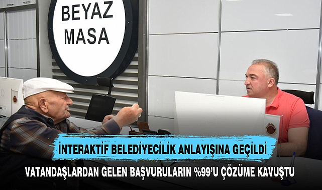 İNTERAKTİF BELEDİYECİLİK ANLAYIŞINA GEÇİLDİ