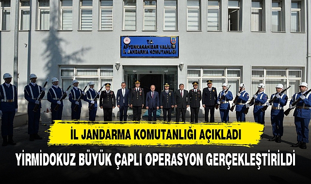 JANDARMA GENEL KOMUTANLIĞINDAN FAALİYET RAPORU