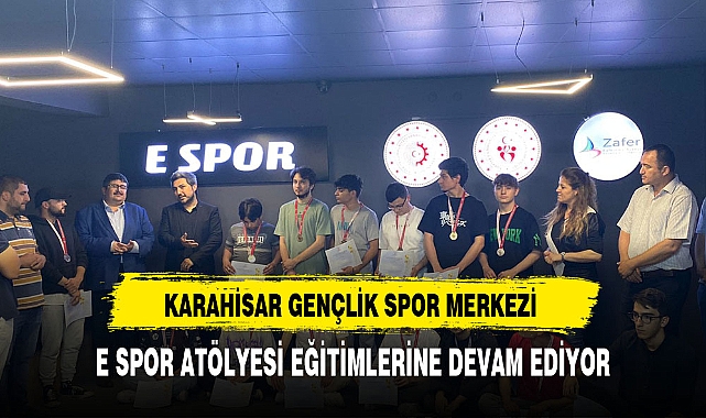KARAHİSAR GENÇLİK MERKEZİNDE E-SPOR ATÖLYESİ EĞİTİMLERİNE DEVAM EDİYOR
