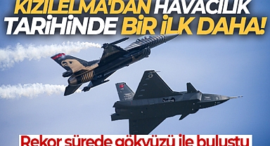 KIZILELMA, HAVACILIK TARİHİNDE İLKLERİ BAŞARDI