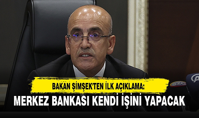 MERKEZ BANKASI KENDİ İŞİNİ YAPACAK