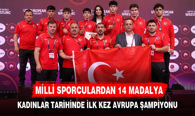 MİLLİ SPORCULARDAN 14 MADALYA