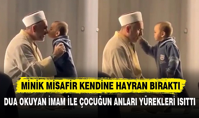 MİNİK MİSAFİR KENDİNE HAYRAN BIRAKTI