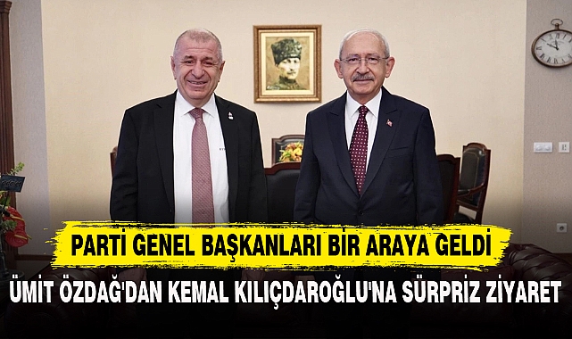 PARTİ GENEL BAŞKANLARI BİR ARAYA GELDİ