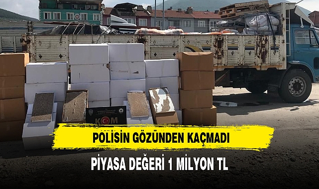 POLİSİN GÖZÜNDEN KAÇMADI