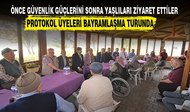PROTOKOL ÜYELERİ BAYRAMLAŞMA TURUNDA