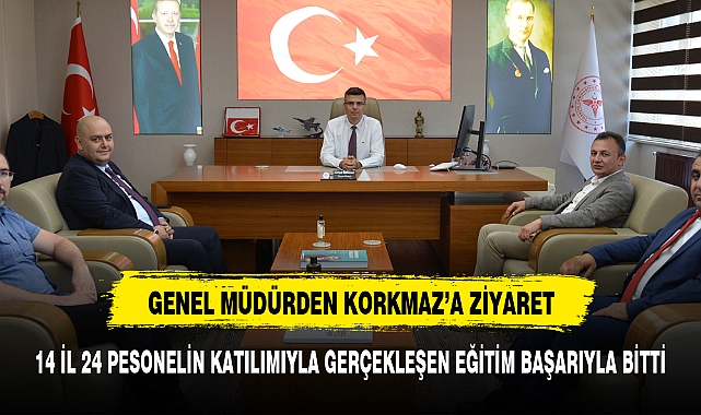 Sağlık Hizmetleri Genel Müdürlüğü Eğitim ve Projeler Daire Başkanından Korkmaz'a ziyaret