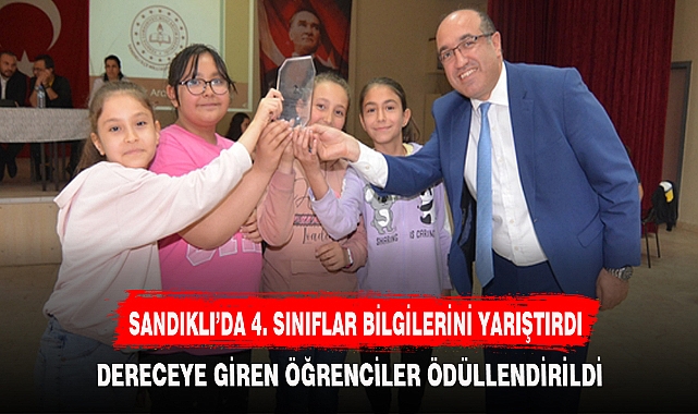 SANDIKLI’DA 4. SINIFLAR BİLGİLERİNİ YARIŞTIRDI