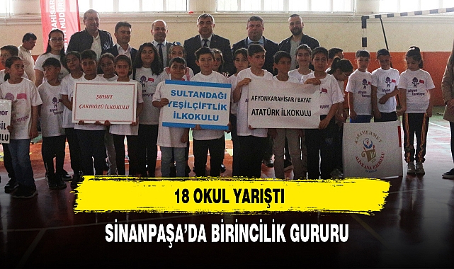 SİNANPAŞA'DA BİRİNCİLİK GURURU