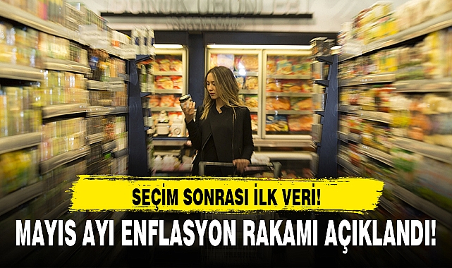 SON DAKİKA! MAYIS AYI  ENFLASYON RAKAMI  AÇIKLANDI...İŞTE  SON VERİLER!