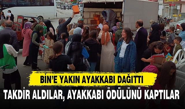 TAKDİR ALDILAR, AYAKKABI ÖDÜLÜNÜ KAPTILAR