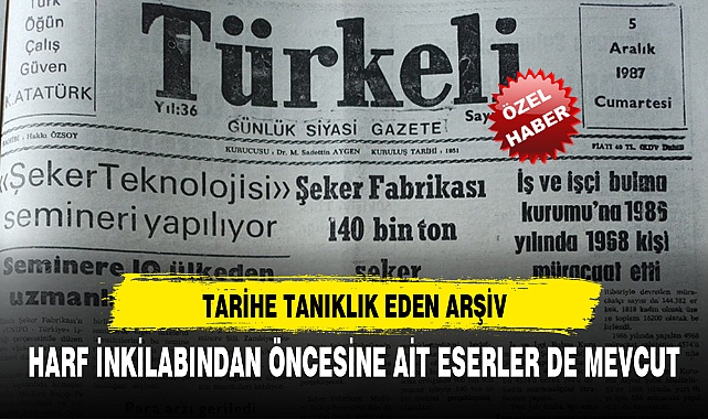 TARİHE TANIKLIK EDEN ARŞİV