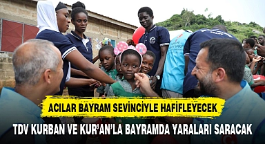 TDV KURBAN VE KUR'AN'LA BAYRAMDA YARALARI SARACAK
