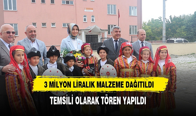 TEMSİLİ TÖREN YAPILDI