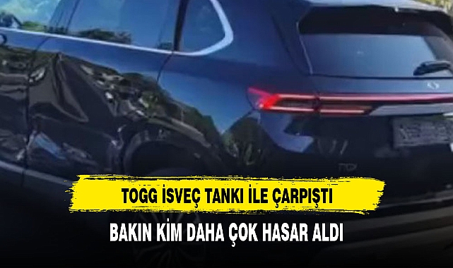 TOGG İSVEÇ TANKI İLE ÇARPIŞTI  SONUÇ ŞAŞIRTTI