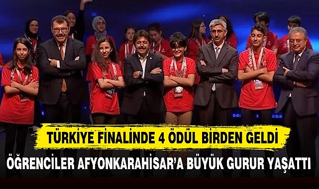 TÜRKİYE FİNALİNDE 4 ÖDÜL BİRDEN GELDİ