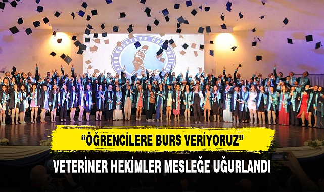 VETERİNER HEKİMLER MESLEĞE UĞURLANDI