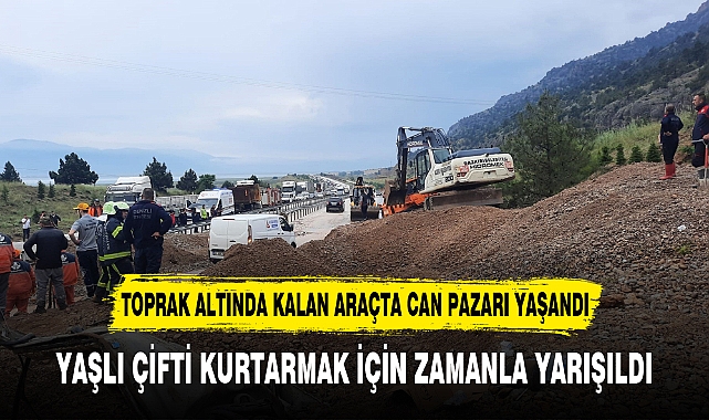 YAŞLI ÇİFTİ KURTARMAK İÇİN ZAMANLA YARIŞILDI
