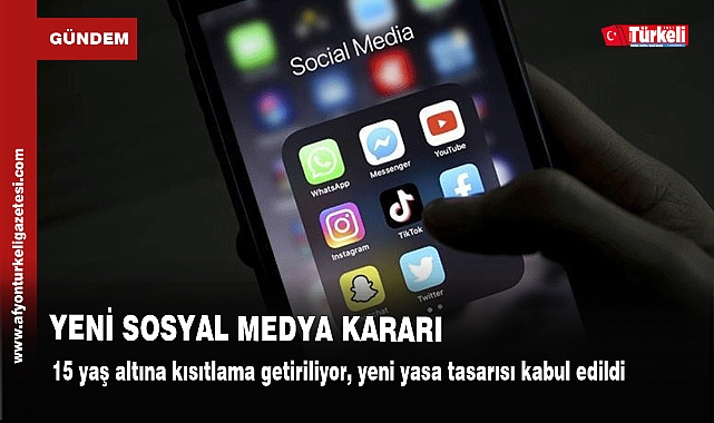 YENİ SOSYAL MEDYA KARARI