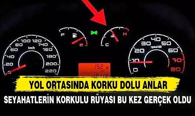 YOL ORTASINDA KORKU DOLU ANLAR