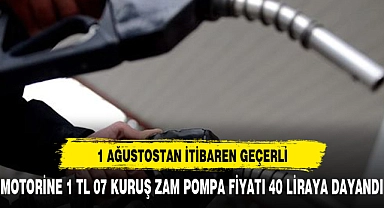 1 AĞUSTOSTA TEKRAR ZAM GELİYOR POMPA FİYATI 40 LİRAYA DAYANDI