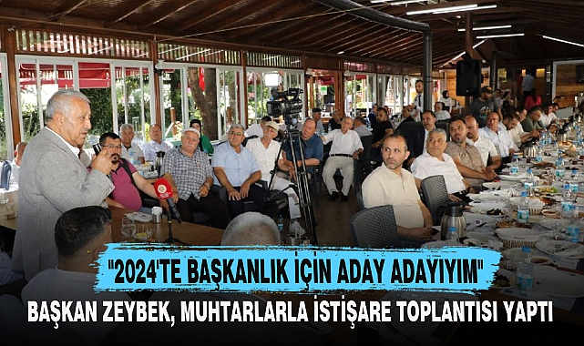 "2024'TE BAŞKANLIK İÇİN ADAY ADAYIYIM"