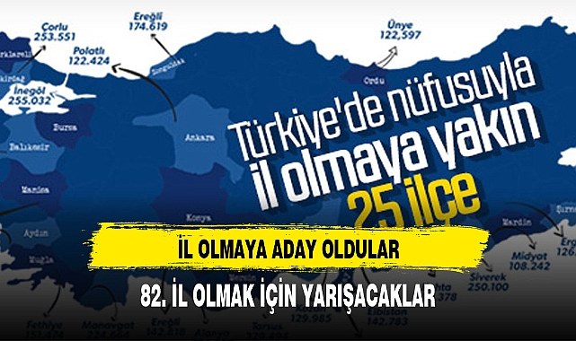 82. İL OLMAK İÇİN ADAY OLDULAR LİSTE OLDUKÇA KABARIK