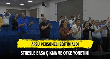 AFSÜ PERSONELLERİ PDR EĞİTİMİ ALDI
