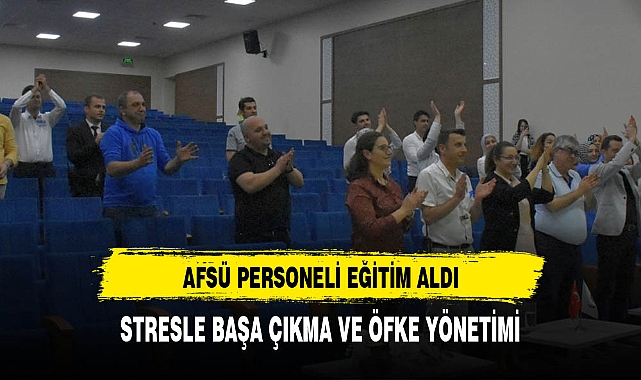 AFSÜ PERSONELLERİ PDR EĞİTİMİ ALDI