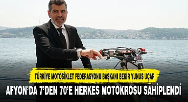 AFYON'DA 7'DEN 70'E HERKES MOTOKROSU SAHİPLENDİ