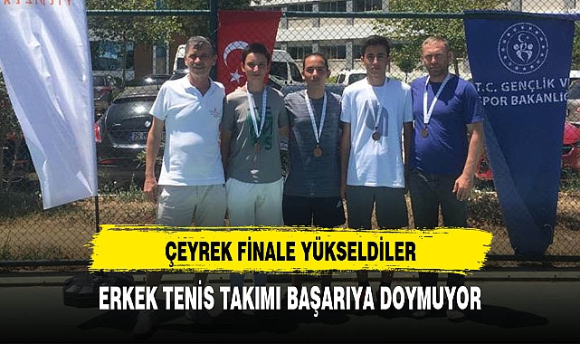 AFYON ERKEK TENİS TAKIMI BAŞARIYA DOYMUYOR