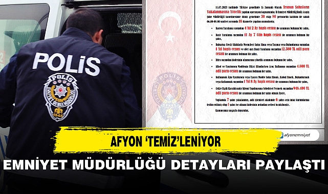 AFYON 'TEMİZ'LENİYOR