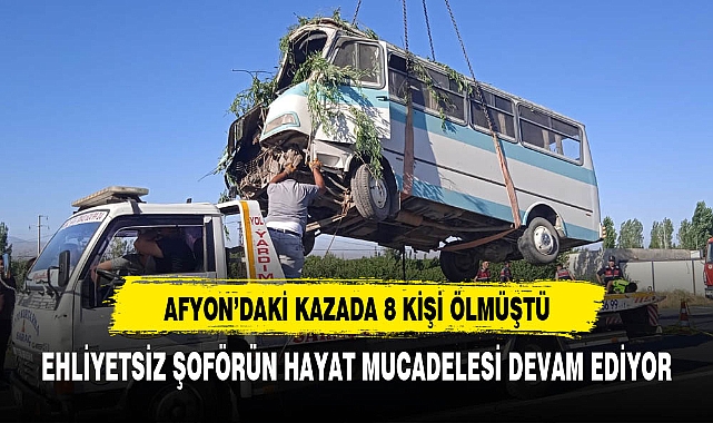 AFYONDAKİ KAZADA 8 KİŞİ ÖLMÜŞTÜ