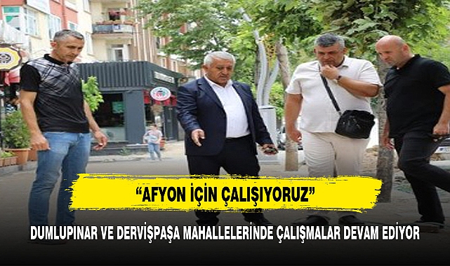 AFYONKARAHİSAR BELEDİYESİ KALDIRIM ÇALIŞMALARINA DEVAM EDİYOR