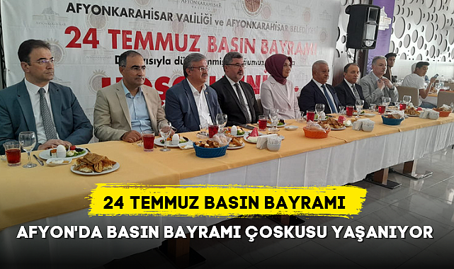 AFYONKARAHİSAR'DA BASIN BAYRAMI ÇOSKUSU YAŞANIYOR